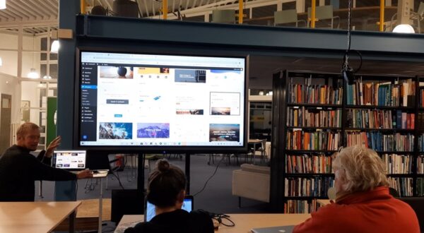 Cursus website maken voor Vakland Hogeland in 't Wieshoes